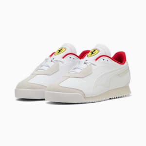 Tenis Scuderia Ferrari PUMA Roma para hombre, PUMA White, extralarge